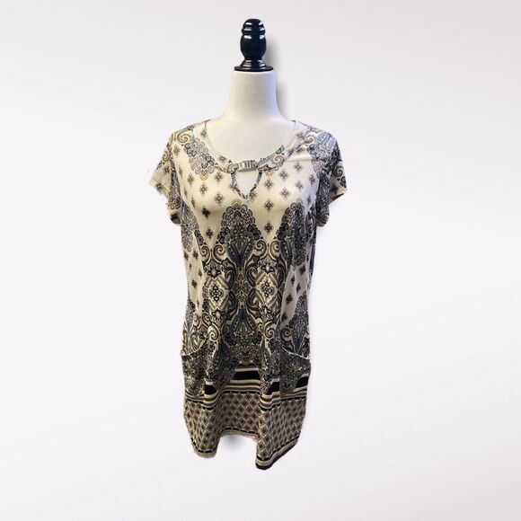 Cleo | Women's Abstract Blouse - Picture 1 of 5